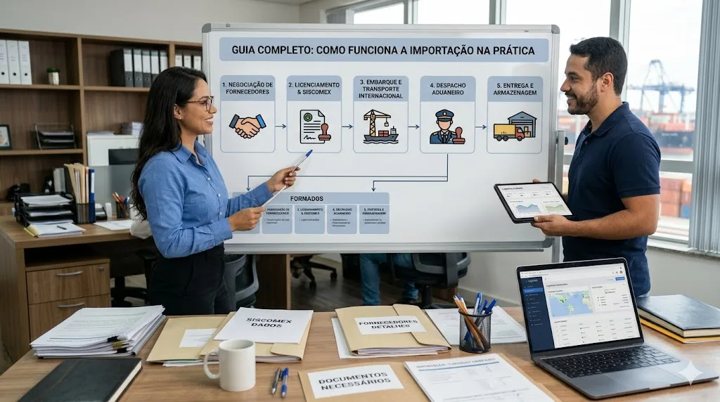 Como funciona a importação